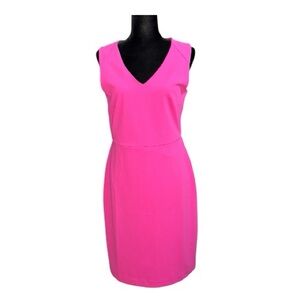 Banana Republic Pink Sleeveless V-Neck Dress | NWT | Women’s Size 8